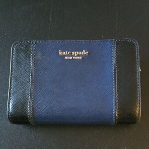 Kate Spade Elegant Black and Navy Wallet